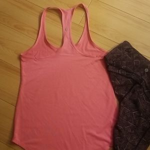 Lululemon coral racerback tank